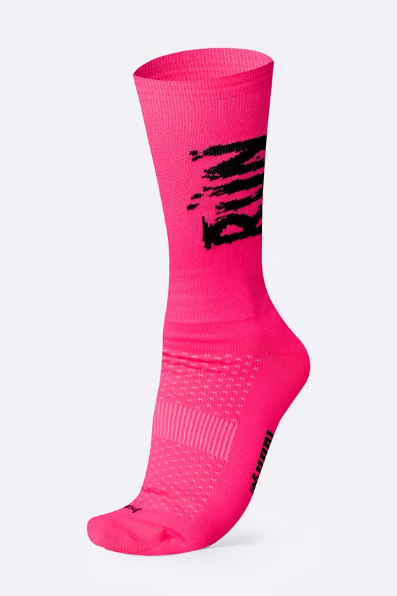 Meia HUPI Run Splash Rosa Plus 42–46