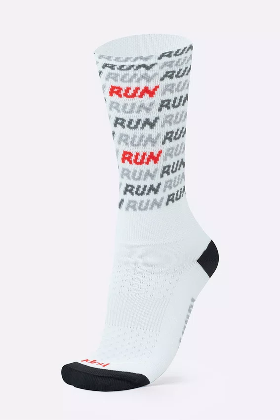 Meia HUPI Run Tri Branco