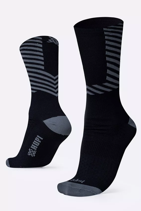 Meia HUPI Strike Preto e Cinza
