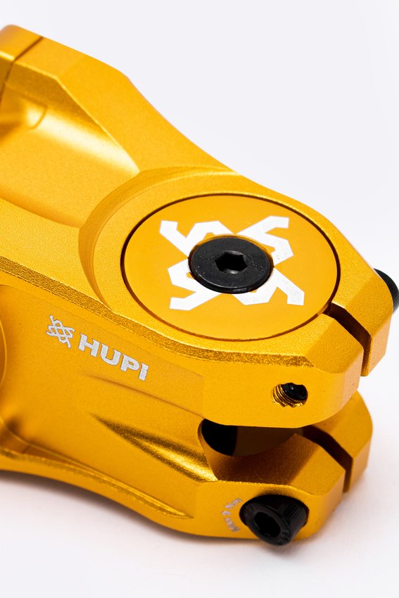Avanço Suporte Guidão HUPI Strip 31.8mm 50mm - Dourado
