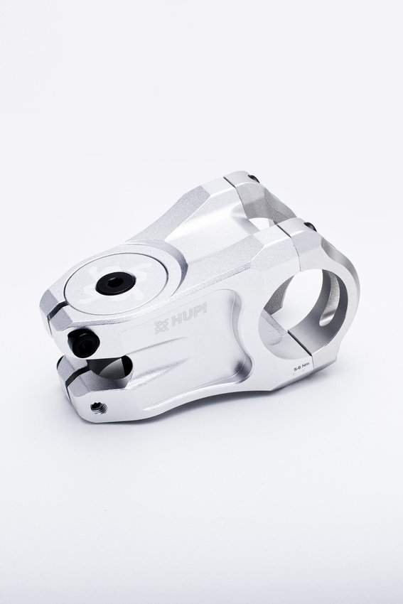 Avanço Suporte Guidão HUPI Strip 31.8mm 50mm - Prata