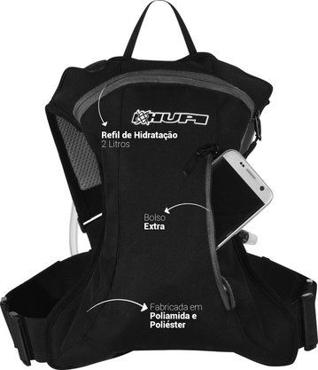 Mochila de Hidratação HUPI HUWE LITE Refil 2 Litros