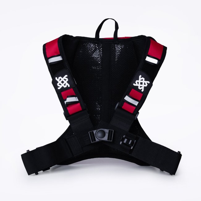 Mochila de Hidratação HUPI HUWE Lite Vermelho Neon com Refil