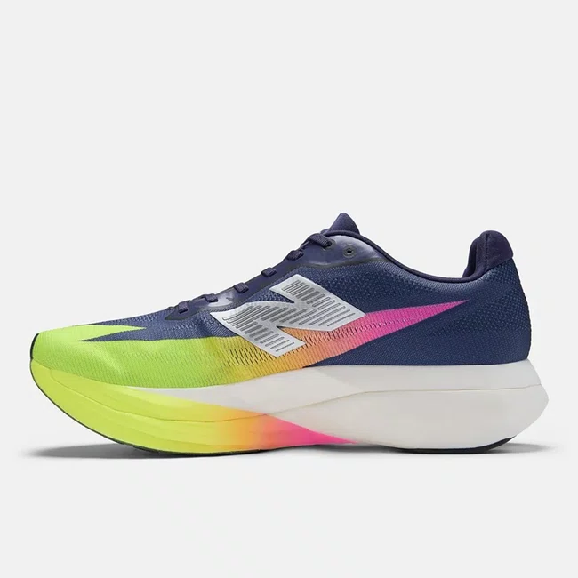 Tênis New Balance FuelCell SuperComp Elite v5 Masculino Roxo e Verde