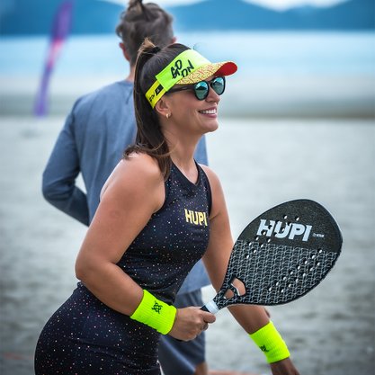 Munhequeira HUPI Spin Amarelo Neon