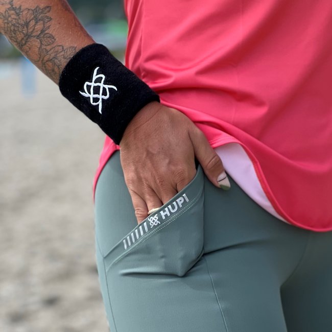 Munhequeira Wristband HUPI Pro Preto Par