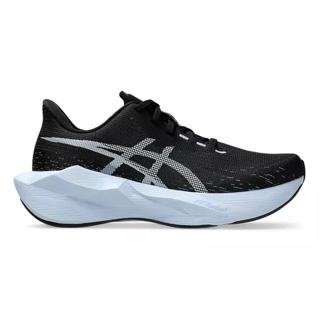 Tênis ASICS Novablast 6 Feminino Preto e Azul