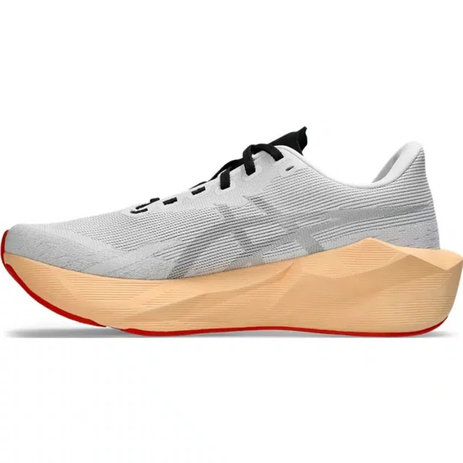 Tênis ASICS Novablast 6 Masculino Branco e Coral
