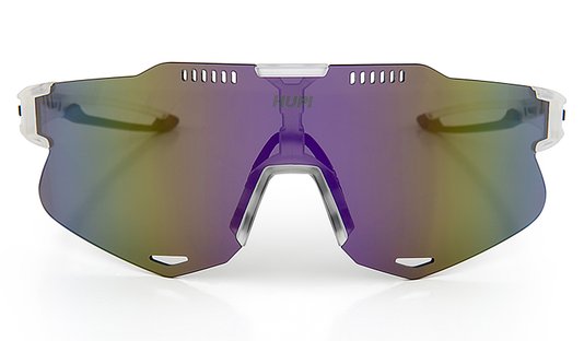 Óculos de Sol HUPI Bari Cristal - Lente Roxo Espelhado