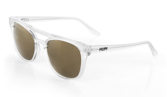 Óculos de Sol HUPI Bondi Cristal - Lente Dourada