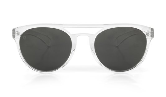 Óculos de Sol HUPI Furka Cristal Brilho - Lente Preto