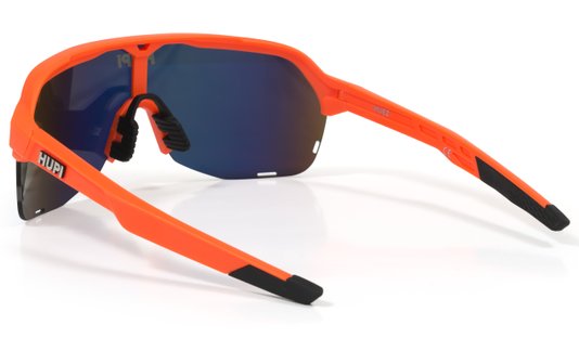 Óculos de Sol HUPI Huez Laranja/Preto - Lente Laranja Espelhado