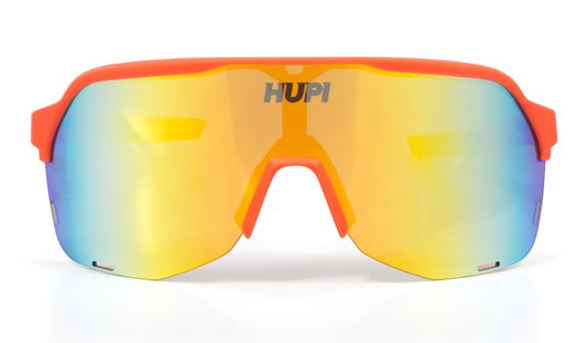 Óculos de Sol HUPI Huez Laranja/Preto - Lente Laranja Espelhado