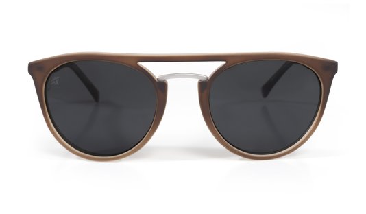 Óculos de Sol HUPI Ibiza Marrom Fosco – Lente Preta
