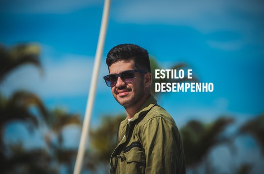 Óculos de Sol HUPI Luppa Armação Cinza Fosco Lente Degradê