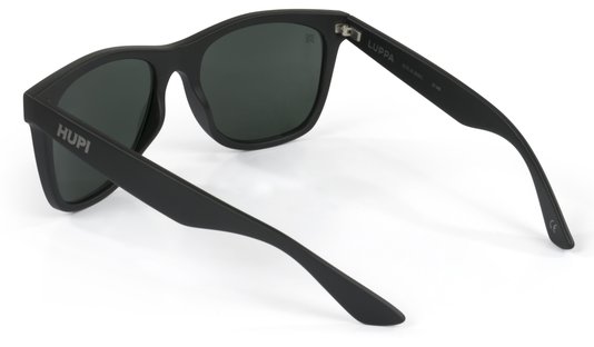 Óculos de Sol HUPI Luppa Armação Preto Fosco Lente Verde