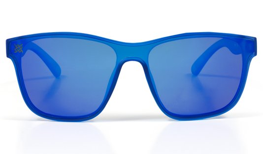Óculos de Sol HUPI Major Azul - Lente Azul Espelhado