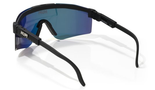 Óculos de Sol HUPI Maverick Preto/Vermelho - Lente Vermelho Espelhado