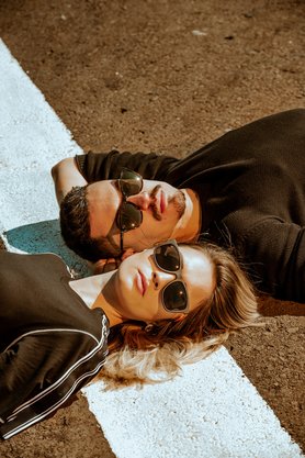 Óculos de Sol HUPI Paso Tartaruga Lente Dourada