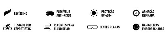 Óculos de Sol HUPI Vapor Azul e Branco - Lente Dourado Espelhado
