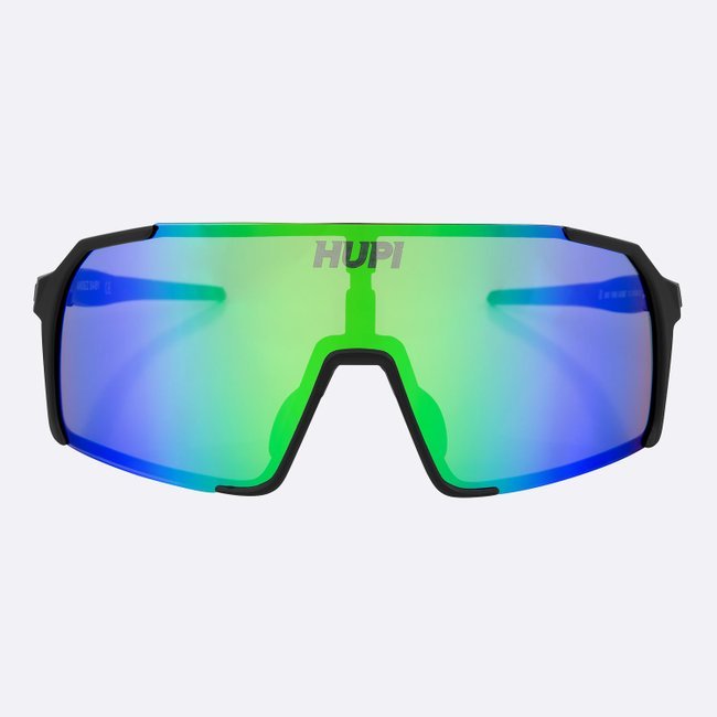 Óculos de Sol HUPI Andez Baby Preto - Lente Verde Espelhado