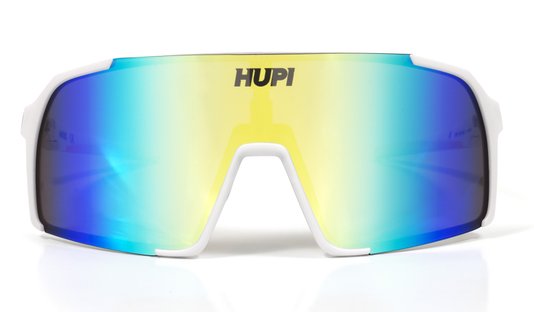 Óculos de Sol  HUPI Andez Branco/Amarelo - Lente Amarelo Espelhado