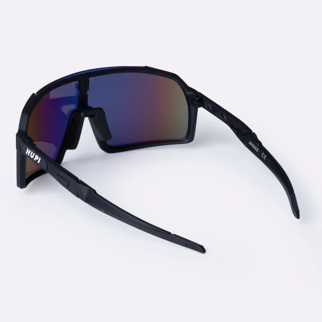 Óculos de Sol HUPI Andez Preto - Lente Dourado Espelhado