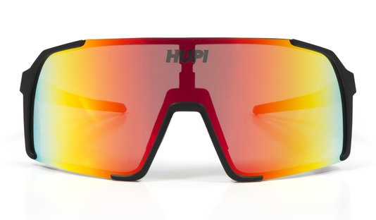 Óculos de Sol  HUPI Andez Preto/Vermelho - Lente Vermelho Espelhado