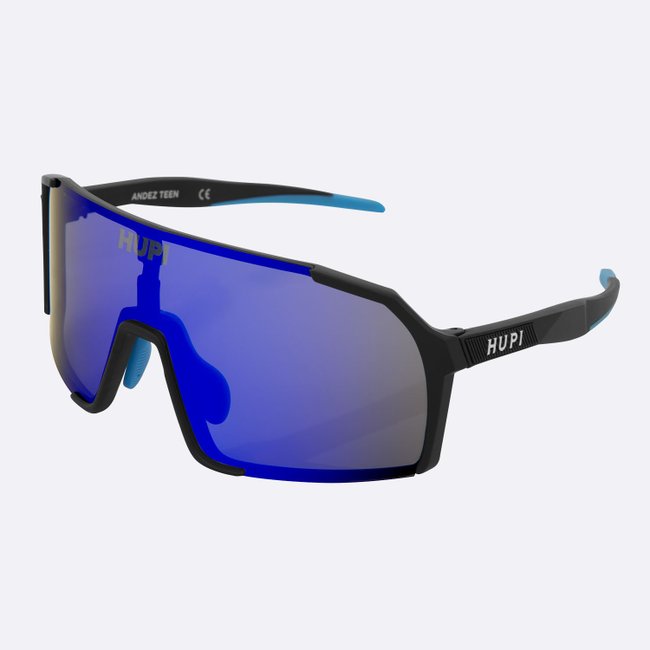 Óculos de Sol HUPI Andez Teen Preto - Lente Azul Espelhado