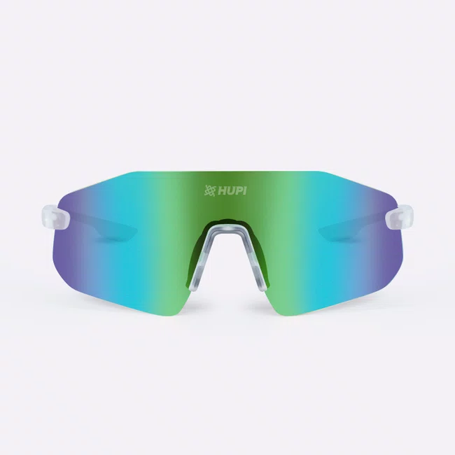 Óculos de Sol HUPI Champs Cristal Lente Verde Espelhado