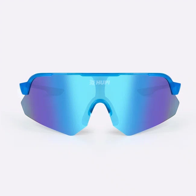 Óculos de Sol HUPI Core Cristal Azul Lente Azul Espelhado