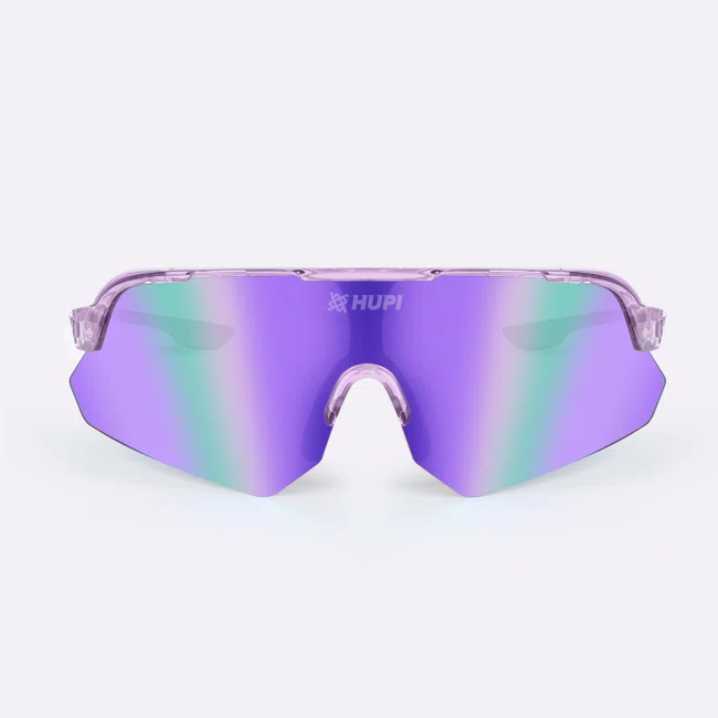 Óculos de Sol HUPI Core Cristal Roxo Lente Roxo Espelhado