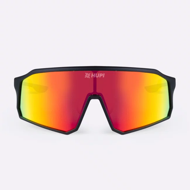 Óculos de Sol HUPI Edge Preto Lente Vermelho Espelhado
