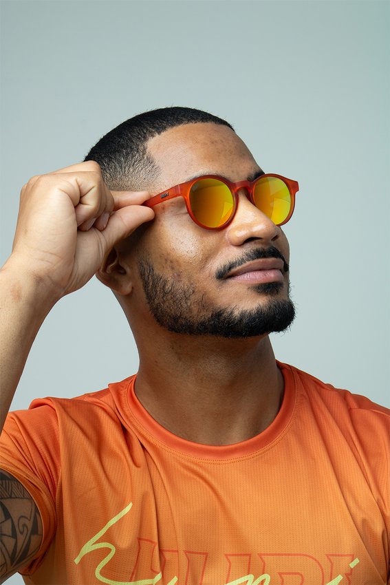 Óculos de Sol HUPI Fly Laranja - Lente Laranja