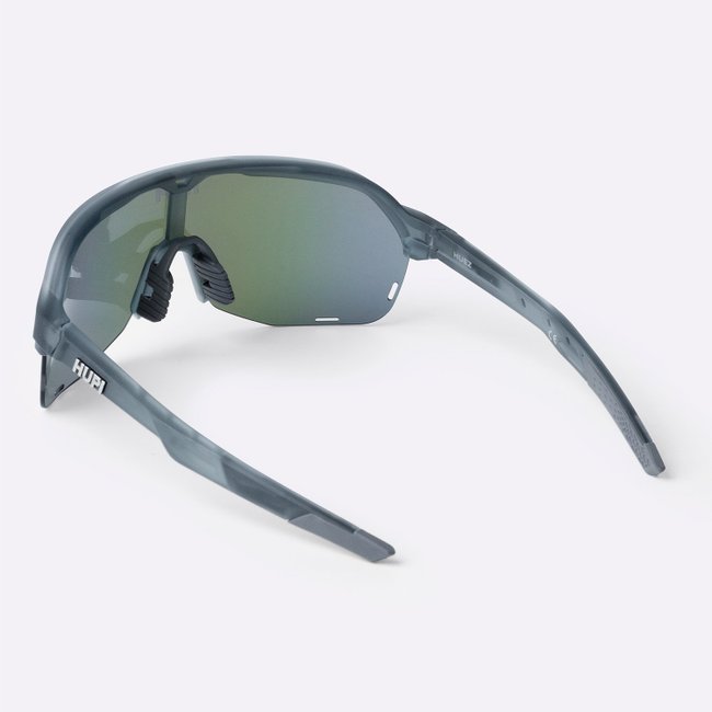 Óculos de Sol HUPI Huez Cinza - Lente Azul Espelhado