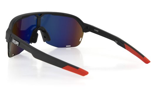 Óculos de Sol HUPI Huez Preto e Vermelho - Lente Dourado