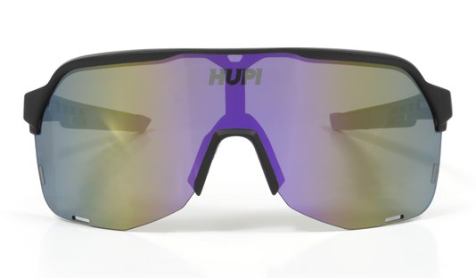 Óculos de Sol HUPI Huez Preto/Roxo - Lente Roxo Espelhado