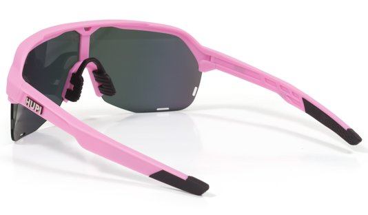 Óculos de Sol HUPI Huez Rosa/Preto - Lente Rosa Espelhado