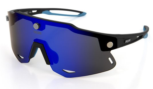 Óculos HUPI Magnetic Preto/azul - Lente Azul Espelhado
