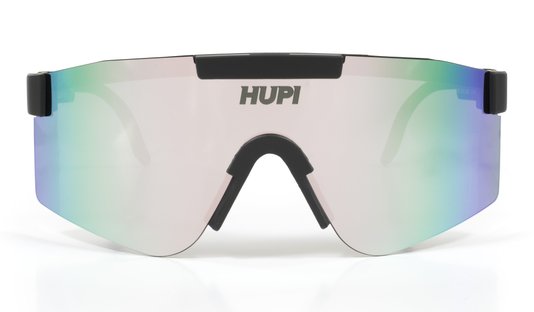 Óculos de Sol HUPI Maverick Preto - Lente Prata Espelhado