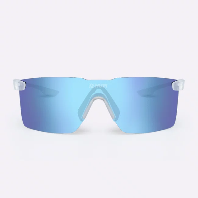 Óculos de Sol HUPI Nitro Cristal Lente Azul Espelhado