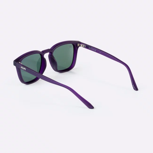 Óculos de Sol HUPI Rookie Cristal Roxo Lente Roxo Espelhado