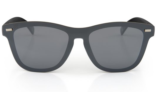 Óculos de Sol HUPI Seasons Preto - Lente Prata Espelhado