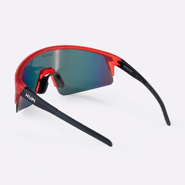 Óculos de Sol HUPI Sprint Cristal Lente Vermelho Espelhado