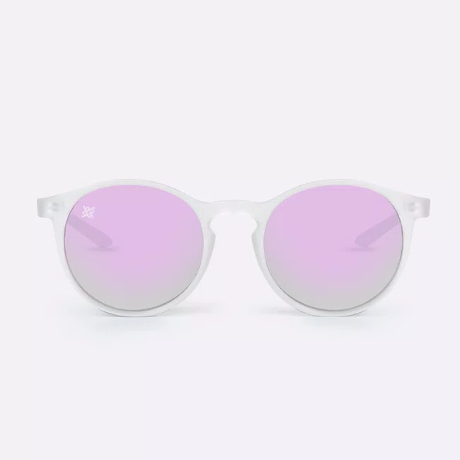 Óculos de Sol HUPI Tribus Cristal Lente Rosa Espelhado