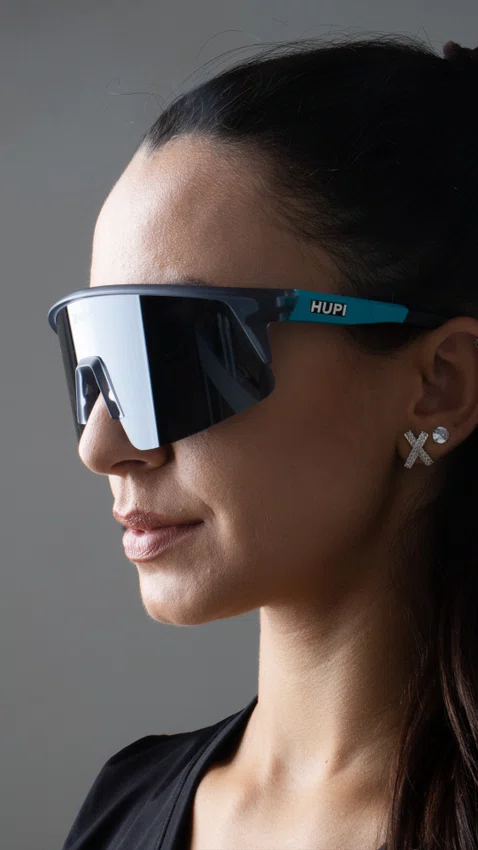 Óculos de Sol HUPI Sprint Cinza Lente Fumê