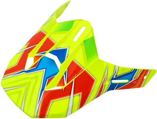 Pala Sobressalente para Capacete HUPI DH-3 Amarelo Neon