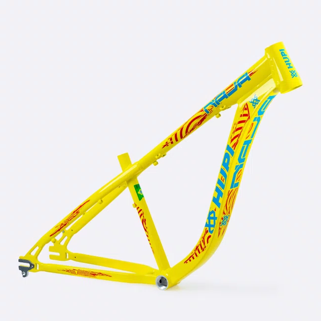 Quadro HUPI Naja V10 Amarelo Gancheira Horizontal