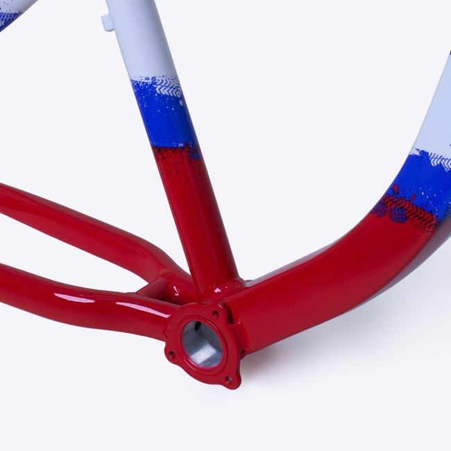 Quadro HUPI Naja V9 Branco/Azul/Vermelho Gancheira Horizontal
