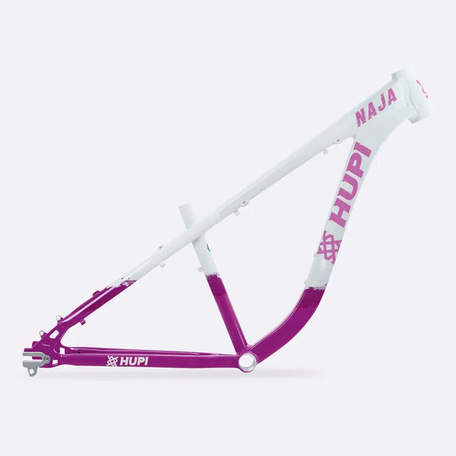 Quadro HUPI Naja V9 Branco/Rosa - Gancheira Horizontal